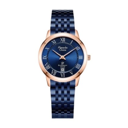 Alexandre Christie ALCW8709LDBURBURM Blue Stainless Steel Women Watch